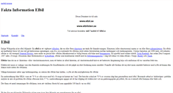 Desktop Screenshot of elbil.se